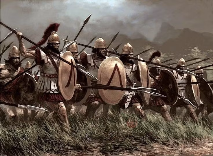 5. Brasidas cũng tử trận sau chiến thắng. Dù giành thắng lợi quyết định, Brasidas bị thương nặng và chết không lâu sau đó, khiến cả hai bên mất đi những thủ lĩnh chủ chốt. Ảnh: Pinterest.