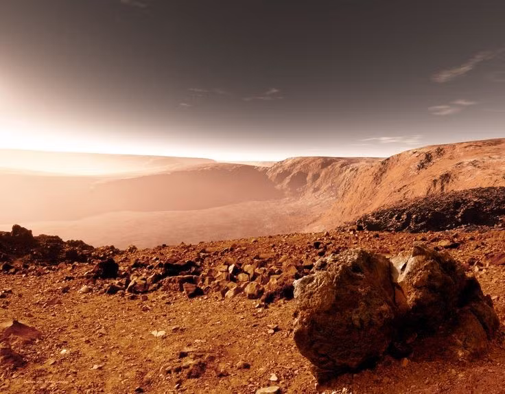 Tại Amazonis Planitia, các đặc điểm của miệng hố có vành sáng được cho là dấu hiệu của băng dưới bề mặt, mở ra khả năng khai thác nước bằng khoan đơn giản.
