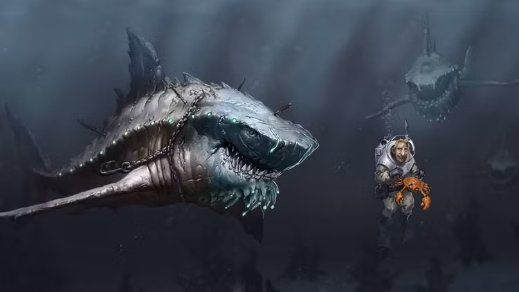 4. Sự tồn tại của các loài “hóa thạch sống”. Việc phát hiện cá cổ như cá vây tay coelacanth cho thấy sinh vật tưởng đã tuyệt chủng vẫn có thể sống sót. Ảnh: Pinterest.