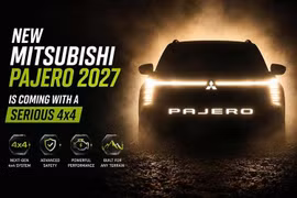 Mitsubishi Pajero 2027 "nhá hàng" trước thềm ra mắt vào ngày mai 2/9