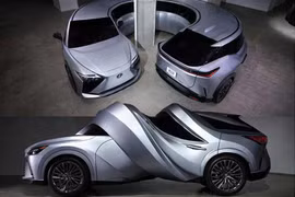Lexus "chơi lớn" biến RZ thành hình tròn, RX hình xoắn ốc