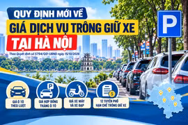 [INFOGRAPHIC] Giá trông giữ xe tại Hà Nội được quy định như thế nào?