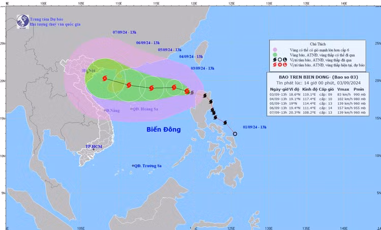 Bão số 3 rất mạnh, Thủ tướng chỉ đạo khẩn trương ứng phó Bao so 3 rat manh, Thu tuong chi dao khan truong ung pho