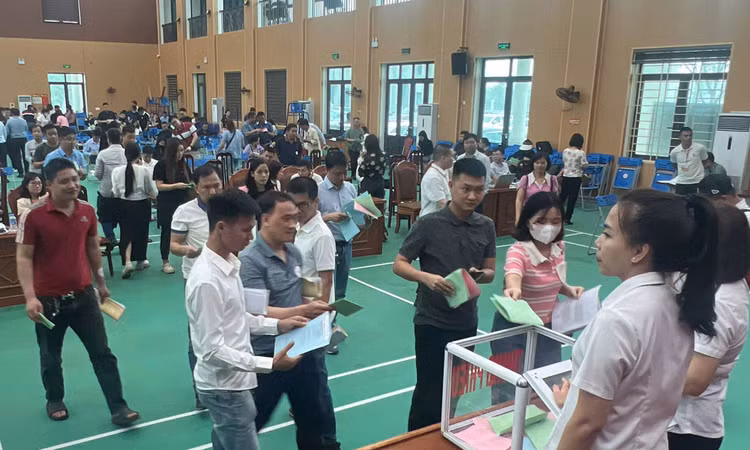 Bắc Giang đấu giá thành công 100 lô đất, thu hơn 338 tỷ đồng Bac Giang dau gia thanh cong 100 lo dat, thu hon 338 ty dong