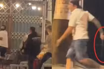 Giật mình cảnh người đàn ông cầm mã tấu rượt khách ở phố đi bộ TP.HCM