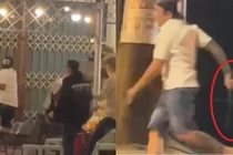 Giật mình cảnh người đàn ông cầm mã tấu rượt khách ở phố đi bộ TP.HCM