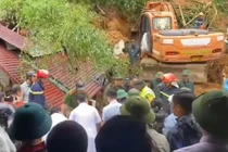 Sạt lở đất gây chết người tại thị xã Sa Pa
