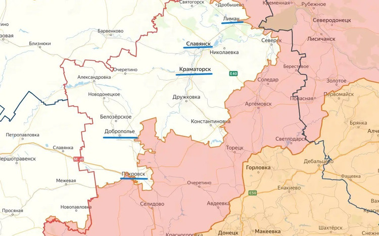 Los acontecimientos indican que la batalla por la zona urbana clave está entrando en su fase final, abriendo un amplio espacio operativo-táctico para el Grupo de Ejércitos Centro de la RFAF. En el camino hacia la región de Dnipropetrovsk, solo queda la zona de defensa de Sloviansk-Kramatorsk, que las Fuerzas Armadas de Ucrania ya no podrán defender con la misma firmeza que antes. 14.jpg