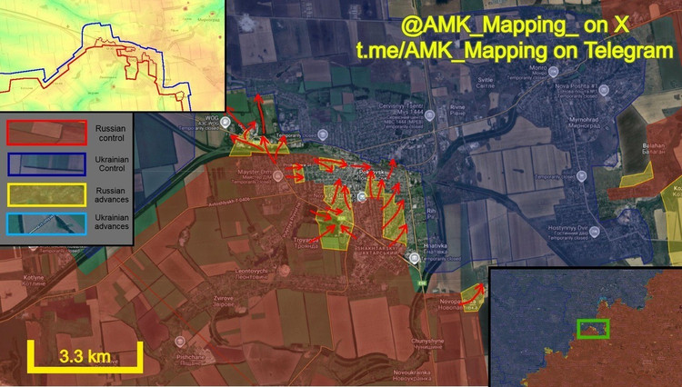 Les dernières données montrent que les troupes ukrainiennes se replient à travers Pokrovsk et que la détermination des FAU n'a pas permis de stabiliser le front. Une situation similaire se produit à Mirnograd. Cela est dû à l'attaque dangereuse des FAU sur le flanc sud, qui a empêché les FAU d'envoyer des renforts. 8-9855.jpg