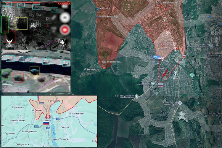 Na Charkovské frontě postoupily útočné jednotky RFAF více než 1 km jižně od Kupjanska a zaujaly nové pozice v oblasti Jubilejny, informoval ZOV. Předsunutá pozice RFAF se v současné době nachází ve vícepatrové obytné budově, ale je ostřelována AFU. 9.jpg