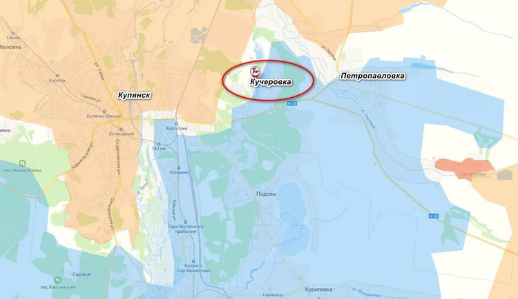 Menurut Military Review, Angkatan Bersenjata Rusia (RFAF) melanjutkan pergerakan maju mereka di dekat Kupyansk, menguasai tepi kiri Sungai Oskol, tempat sejumlah besar pasukan Angkatan Bersenjata Ukraina (AFU) terkepung. Menyusul keberhasilan kemarin di Petrovpavlivka, pasukan Rusia telah merebut kendali Kucherovka. Kementerian Pertahanan Rusia telah melaporkan hal ini. 1-2387.jpg