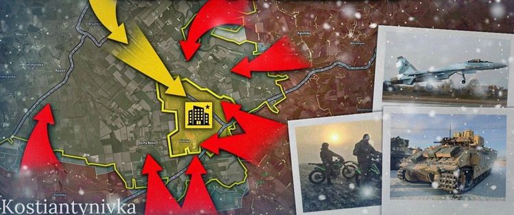 Koresponden perang veteran Ukraina, Marat Khairullin, telah memperbarui informasi terbaru tentang situasi di Konstantinivka. Menurutnya, pengepungan RFAF di bagian barat Virolyubivka hampir selesai; dan dari timur, pasukan Rusia mungkin telah mencapai pinggiran permukiman. 12.jpg