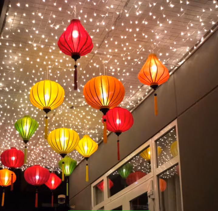 Đèn lồng Hội An đẹp trang trí tết - Ảnh:internet.