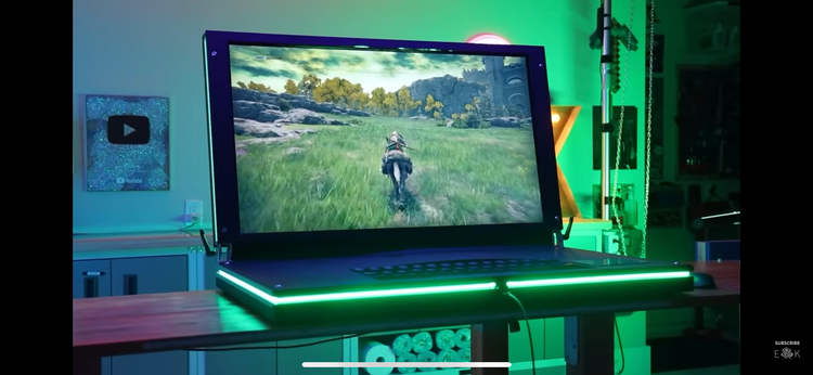 Một chiếc laptop siêu to mang lại những trải nghiệm mới lạ và tuyệt vời. Một chiếc laptop siêu to mang lại những trải nghiệm mới lạ và tuyệt vời.