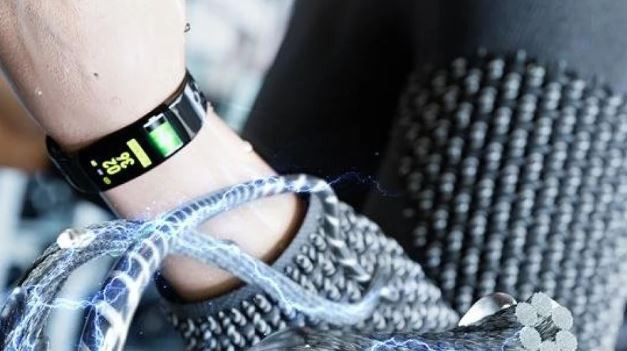 Hình ảnh của loại vải mới được phát triển có thể tạo ra năng lượng từ mồ hôi và chuyển động của cơ thể. Ảnh: KIST Hình ảnh của loại vải mới được phát triển có thể tạo ra năng lượng từ mồ hôi và chuyển động của cơ thể. Ảnh: KIST