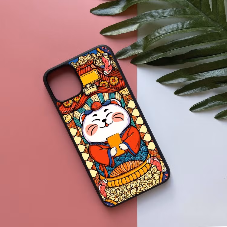 Ốp lưng độc đáo thuộc bộ sưu tập mèo thần tài của Unique Case.