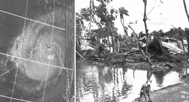 Bão Bhola ở Bangladesh (12/11/1970).