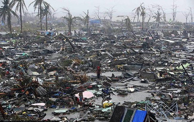 Bão Sidr ở Bangladesh (15/11/2007).