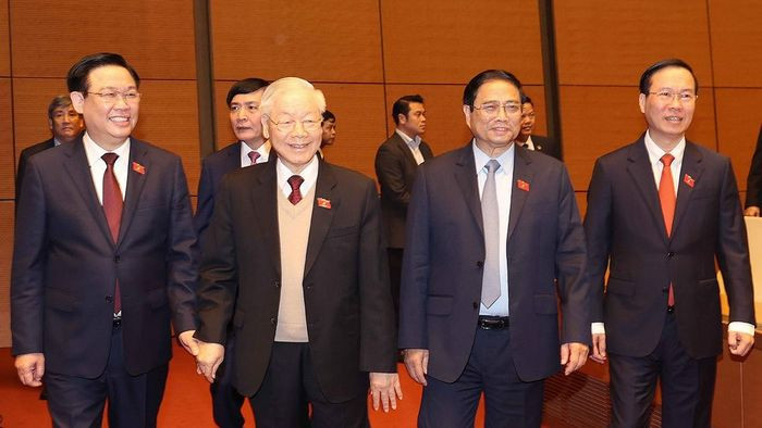 Ngày 6/2/2021, Tổng Bí thư, Chủ tịch nước Nguyễn Phú Trọng dự và trao Quyết định phân công đồng chí Võ Văn Thưởng, Ủy viên Bộ Chính trị giữ chức Thường trực Ban Bí thư.