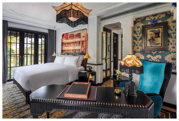 Không gian mỗi phòng và các khu vực chung của khách sạn được trang trí theo câu chuyện của một nghệ sĩ, ca sĩ hay nhà soạn nhạc. - Ảnh:internet.