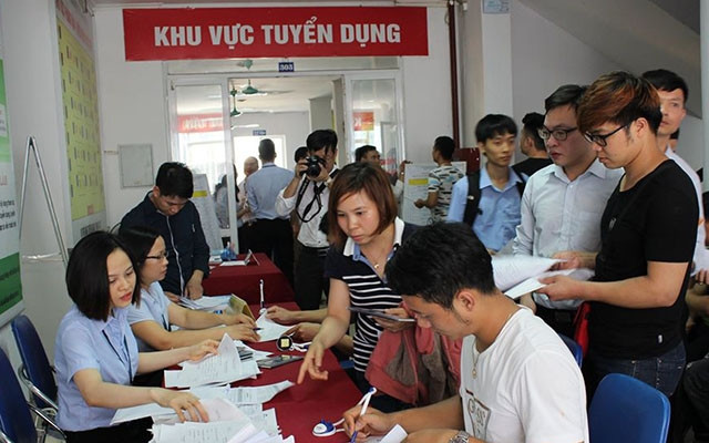 Tính chung, 4 tháng đầu năm 2023, toàn TP. Hà Nội giải quyết việc làm cho 64.609/162.000 người lao động, đạt 39,9% kế hoạch năm. Ảnh minh họa. - Ảnh: internet.