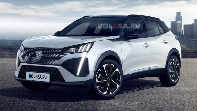 Logo mới của Peugeot nhìn đẹp và bắt mắt hơn - Ảnh:Kolesa.ru.