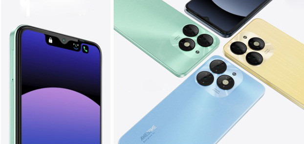 Màn hình của máy được tích hợp Dynamic Bar khá giống với Dynamic Island của Apple.