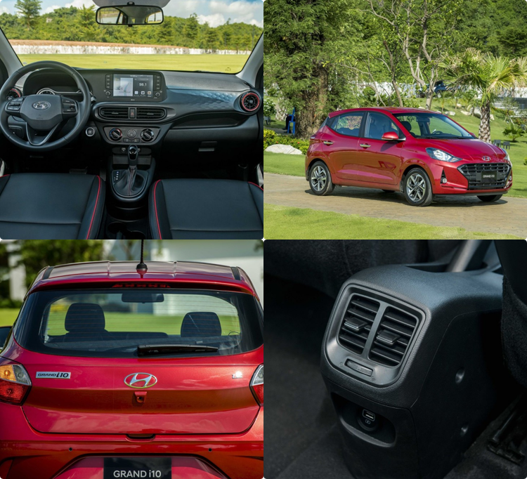 Hyundai Grand i10 cũng là một mẫu xe giá rẻ đáng mua trong tầm giá khoảng 400 triệu đồng. Hyundai Grand i10 sở hữu kích thước lớn hàng đầu phân khúc, đem đến một không gian thoải mái tối đa. Xe sở hữu phong cách cá tính, trẻ trung và hiện đại. Hyundai Grand i10 2023 được lắp ráp trong nước và phân phối với tất cả 6 phiên bản. Trong đó có 3 phiên bản hatchback và 3 phiên bản sedan gồm 1.2MT Tiêu chuẩn, 1.2MT và 1.AT.