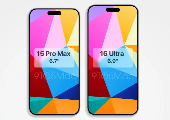 Kích thước màn hình của bộ đôi iPhone 16 Pro có thể lớn hơn so với phiên bản tiền nhiệm (Ảnh: 9to5mac).