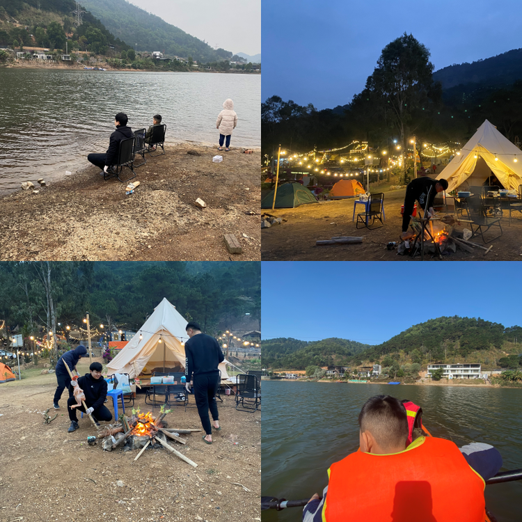 Không khí trong lành với rừng thông, cây cối xanh tốt, hồ nước, thiên nhiên sẽ đem lại sự thoải mái và thư giãn. Nhiều hoạt động như cắm trại, đốt lửa ăn uống, chèo thuyền... Dịp nghỉ lễ 30/4- 1/5 này, hãy cùng gia đình đến đây để có những kỷ niệm đáng nhớ và tuyệt vời.