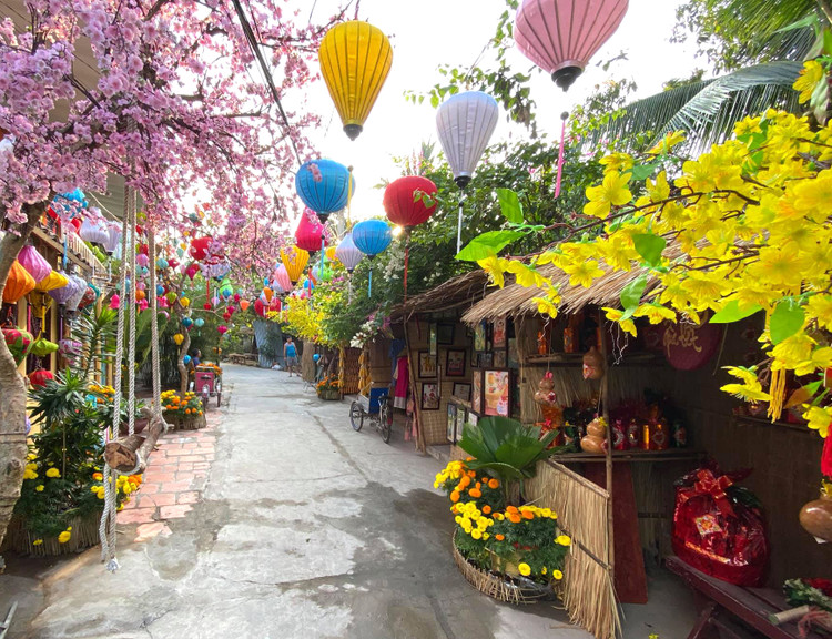 Đèn lồng Hội An đẹp trang trí tết - Ảnh: internet.