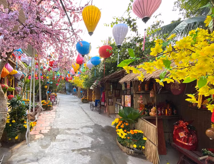 Đèn lồng Hội An đẹp trang trí tết - Ảnh: internet.