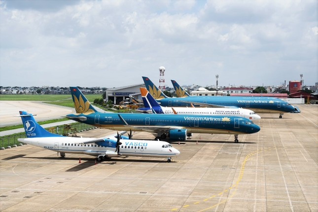 Vietnam Airlines ghi nhận nhiều chuyến bay dịp lễ đã được đặt gần như hết chỗ, chủ yếu vào các ngày 29/4 và 2/5 (ảnh: VNAR).