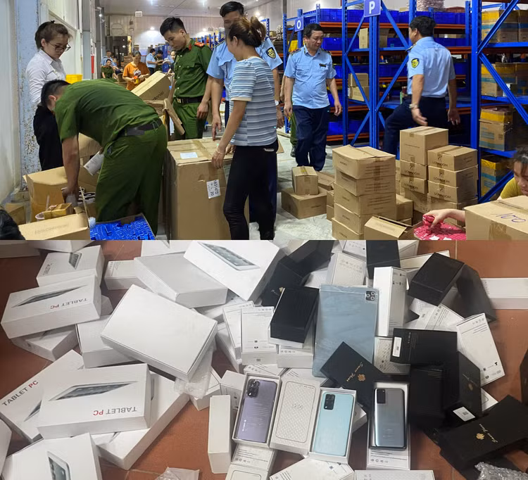 Hơn 3.000 sản phẩm là điện thoại, máy tính bảng, đồng hồ thông minh có dấu hiệu nhập lậu