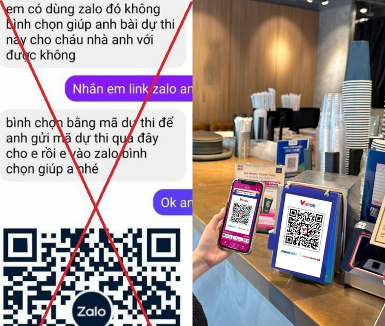 Quét QR Code để thanh toán, hoặc truy cập link, cài app... dù tiện lợi song cũng tiềm ẩn nguy cơ.