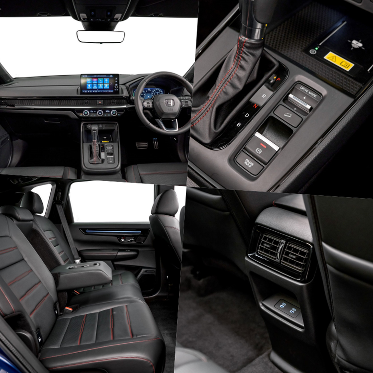 CR-V mới thay đổi toàn diện thiết kế nội, ngoại thất. Ngoại hình được tiết chế bớt các đường cong, xe gọn và vuông vức hơn. Đèn pha, đèn hậu LED đều được thiết kế lại. Khoang lái như Civic thế hệ mới với phong cách gọn và đơn giản nhờ bảng táp-lô được đẩy thêm về phía trước, giúp tăng không gian cho hành khách.