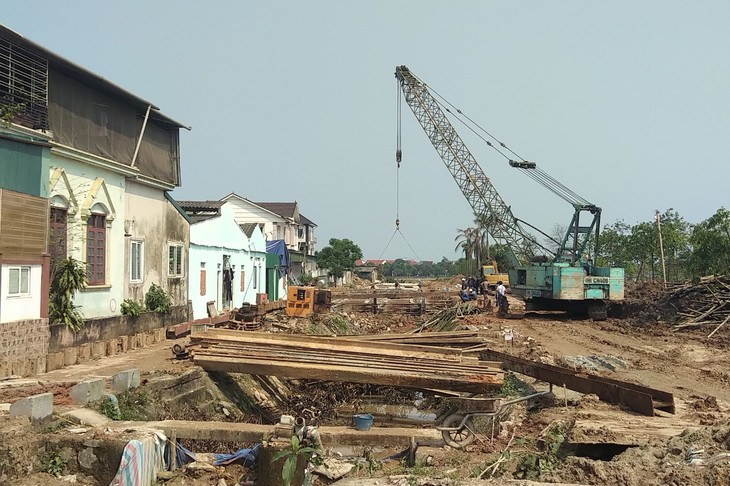 Dự án Mương thoát nước nối từ đường Hoàng Xuân Hãn đến Hồ điều hòa Công viên Trung tâm TP Hà Tĩnh.