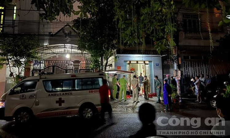 Hiện trường vụ việc. Ảnh: Báo Công An TP HCM.