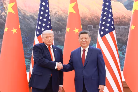 Chủ tịch Tập Cận Bình hội đàm với Tổng thống Trump