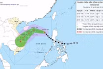 Bão số 12 Fengshen cách đặc khu Hoàng Sa khoảng 540 km