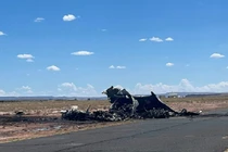 Hiện trường máy bay cứu thương rơi ở Mỹ, 4 người thiệt mạng