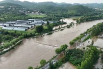 Hình ảnh ngập lụt nghiêm trọng vì mưa lũ ở Bắc Kinh