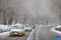 Hình ảnh tuyết rơi trắng xóa ở Trung Quốc