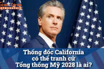 [INFOGRAPHIC] Thống đốc California có thể tranh cử Tổng thống Mỹ 2028 là ai?