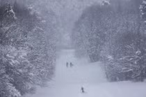 Cảnh tuyết rơi trắng xóa ở Hungary