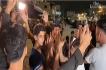 Khoảnh khắc người dân Gaza vui mừng khi Israel - Hamas đạt thỏa thuận