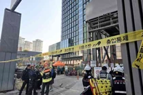 Tai nạn tại công trường xây dựng tàu điện ngầm ở thủ đô Seoul