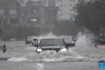 Hình ảnh bão Wipha đổ bộ miền nam Trung Quốc