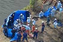 Ngã xuống hố ga sâu 12 mét ở Nhật, 4 công nhân tử vong