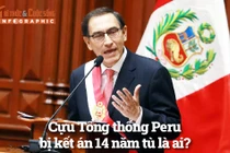 [INFOGRAPHIC] Cựu Tổng thống Peru bị kết án 14 năm tù là ai?